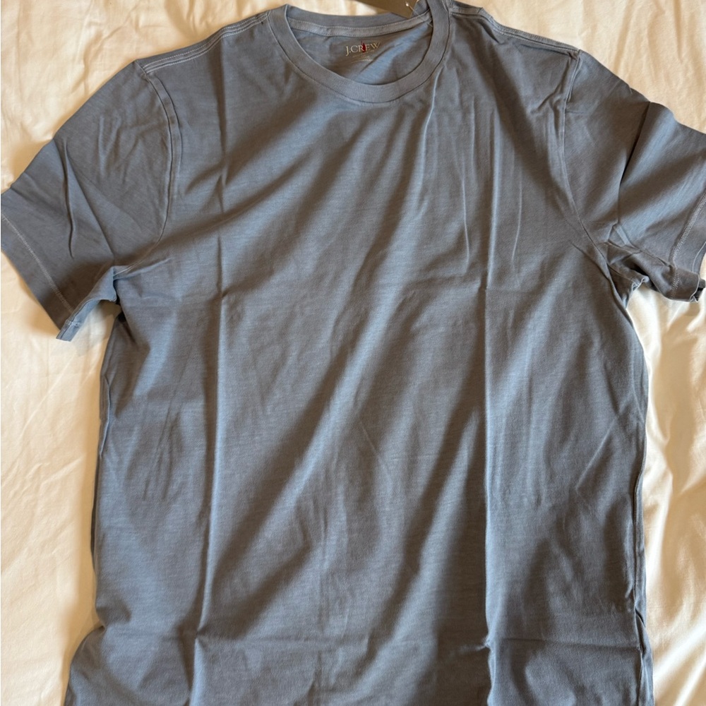 J. Crew Men's Broken In Tee - Classic - Medium - Slate Blue